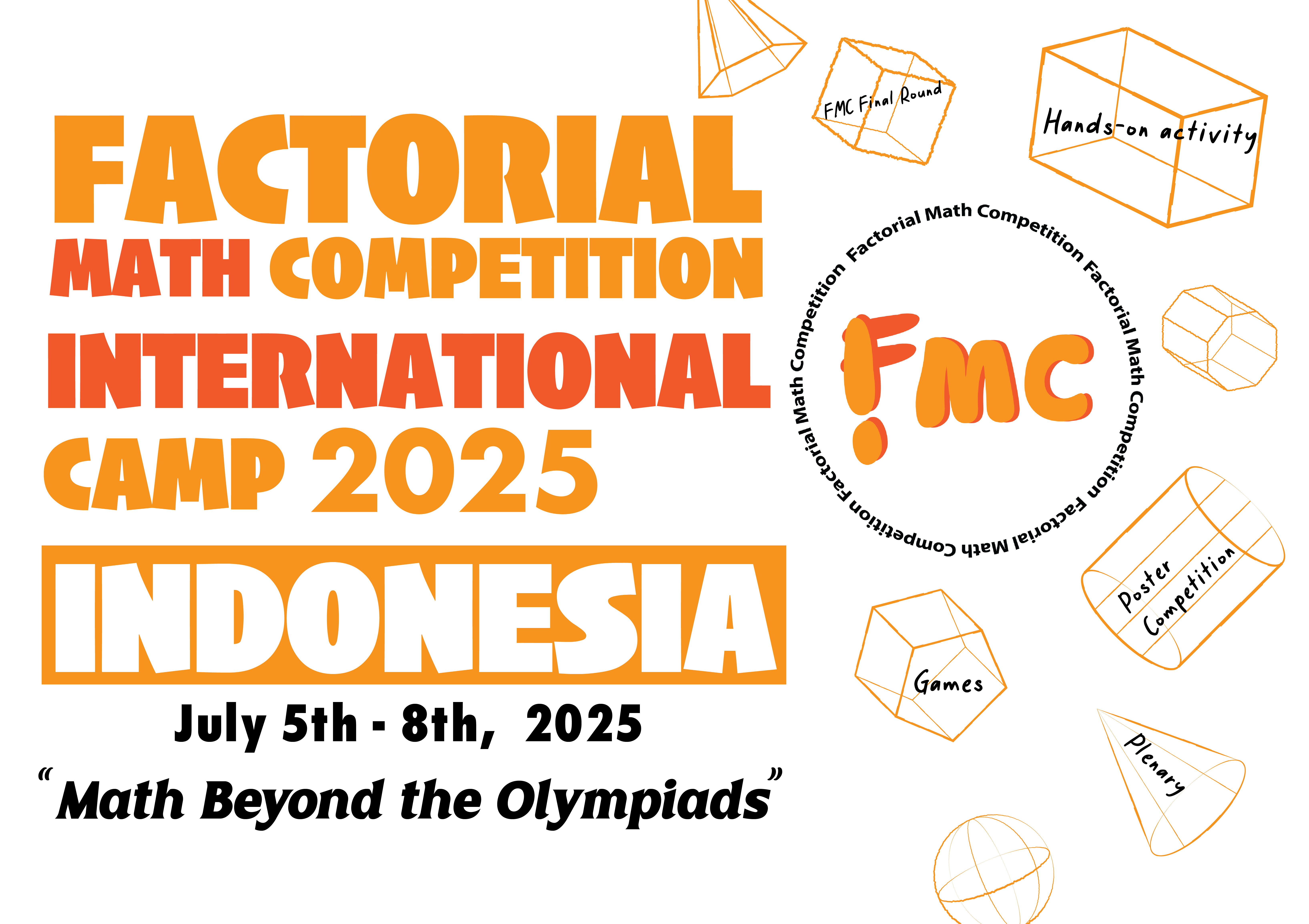 Factorial Math Competition International Final Round & Camp 2025 Logo